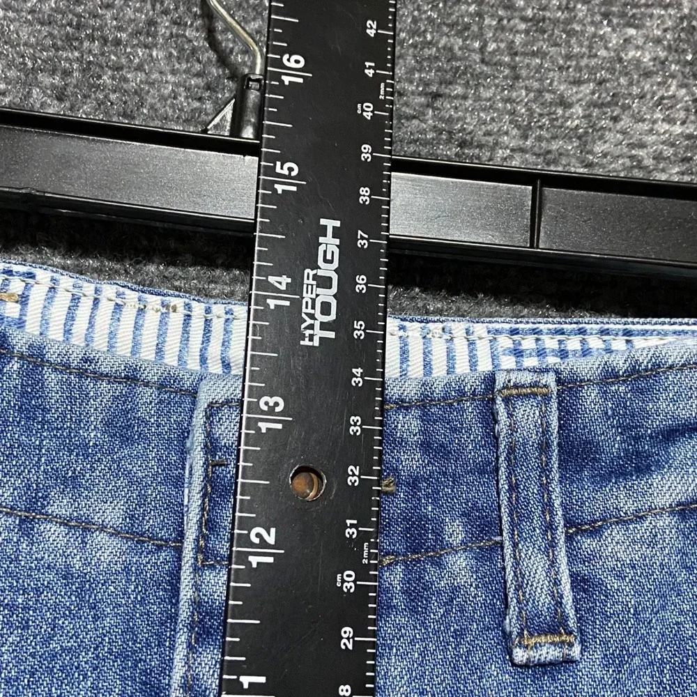 Vintage Lee High Waisted Mom Jeans Medium Wash Elastic Back 18W P Made in USA
